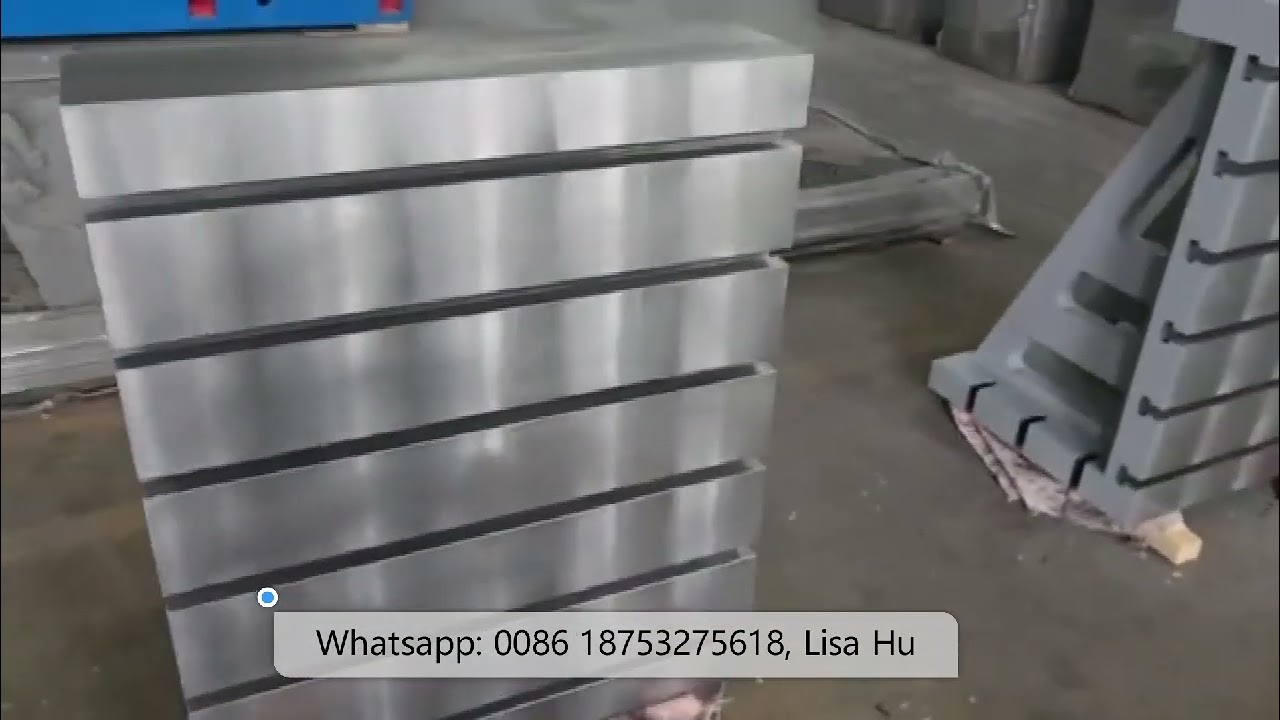 Gray iron casting T slot test table factory