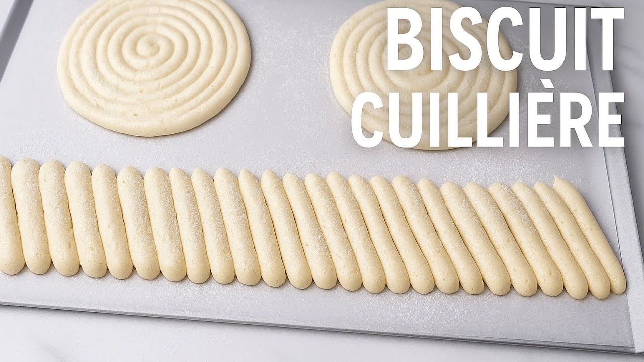 RECETTES DES BISCUITS CUILLÈRES (pour une Charlotte) - CAP pâtisserie