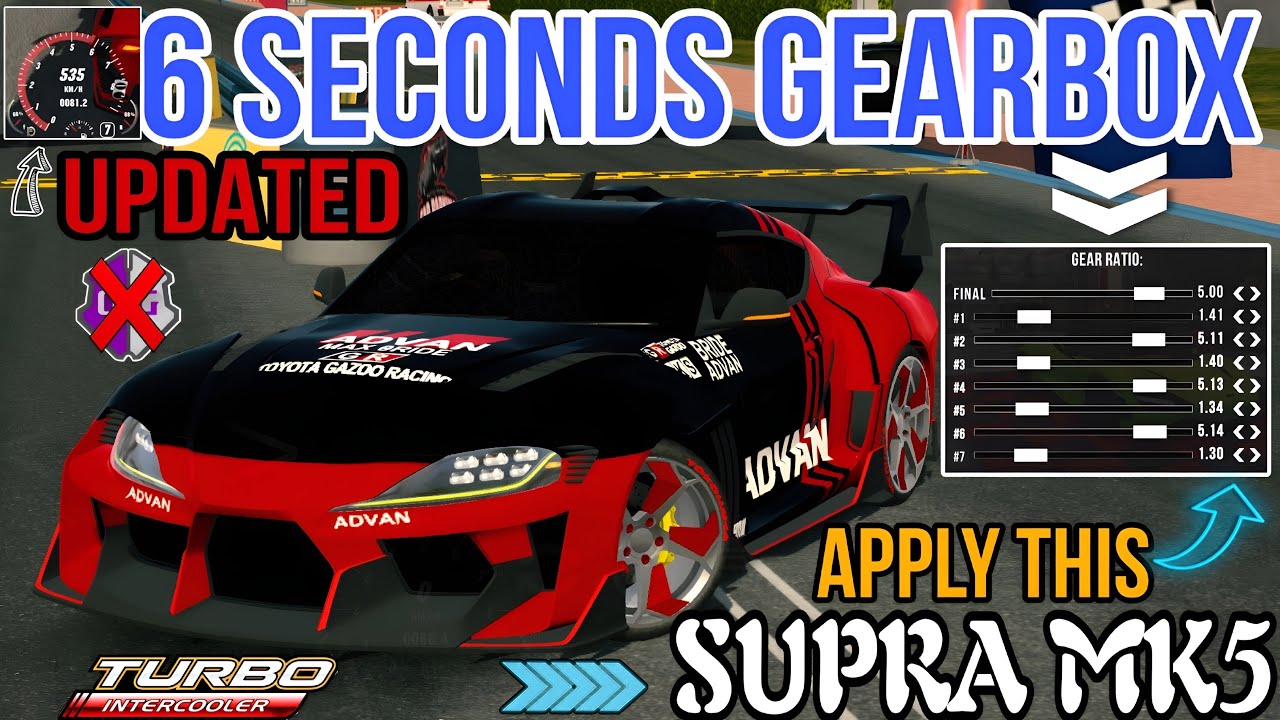 TOYOTA SUPRA MK5: САМАЯ БЫСТРАЯ КОРОБКА ПЕРЕДАЧ (6 СЕКУНД) (Без GG) | СКОРОСТЬ 535+ КМ/Ч в многоп...