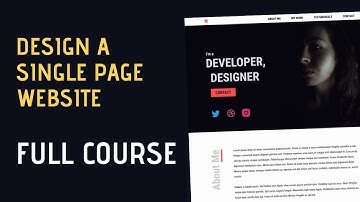 [Complete Course] Design A Single Page Website From Scratch (Host on Blogger, WordPress & Netlify)
