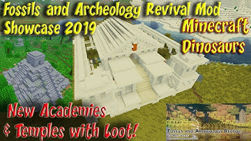 Fossils and Archeology Mod 1.12.2 v8 Academies and Temple Showcase 2k 60FPS