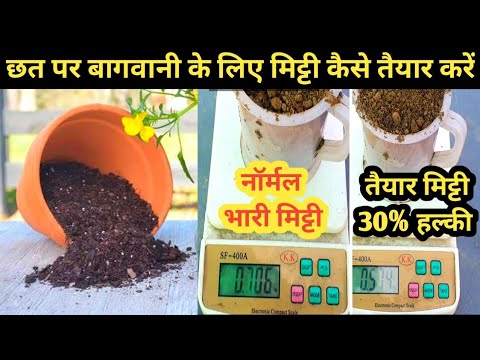 छत के गमलों के लिए मिट्टी कैसे तैयार करें | Terrace Garden soil