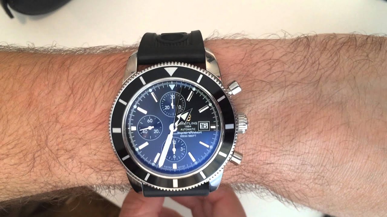 Breitling SuperOcean Héritage Chronographe 46 (A13320) unboxing