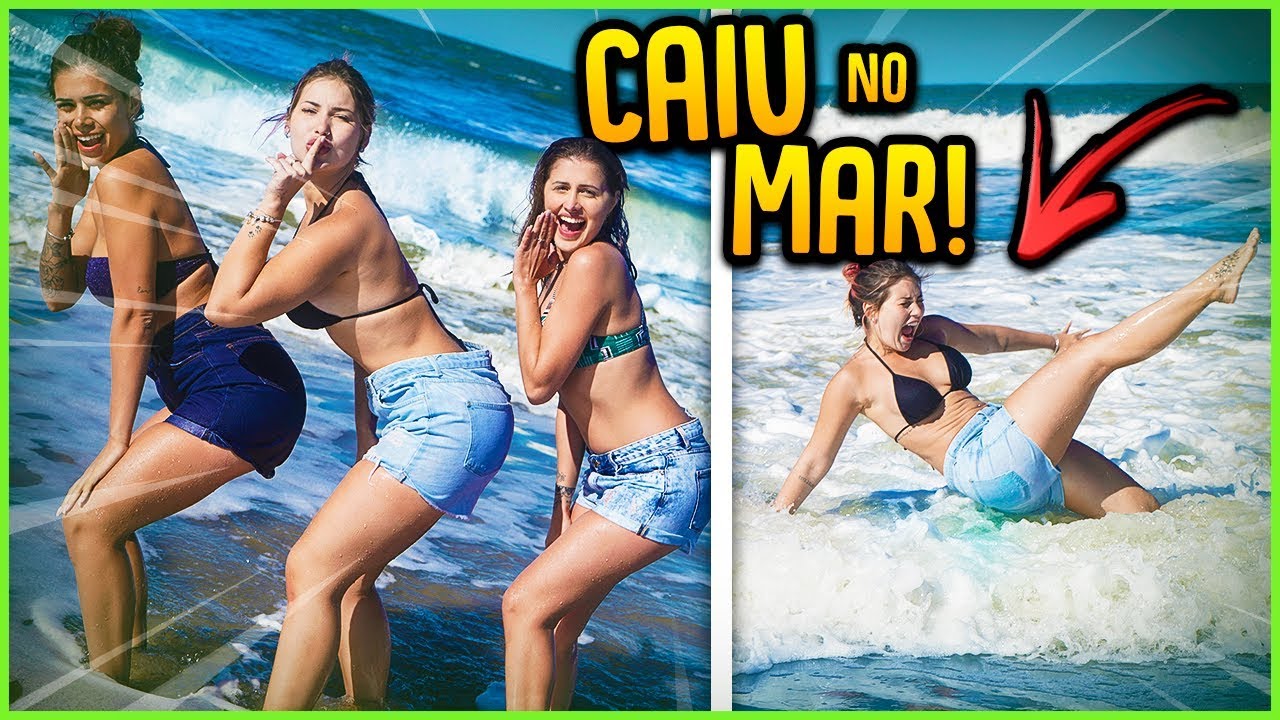 entretenimento para casamento ELA FOI DANÇAR FUNK NA PRAIA E CAIU NO MAR!! ( FILMEI TUDO ) [ REZENDE EVIL ]