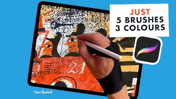 Full Tutorial: Create a STUNNING Retro Style Illustration in Procreate