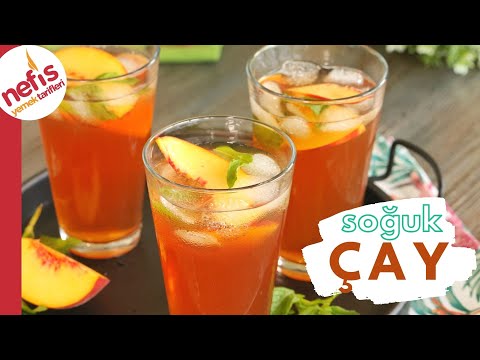 Daha İyisi Yok! 🙌🏻 Ev Yapımı Soğuk Çay | Şeftalili Ice Tea 🍑