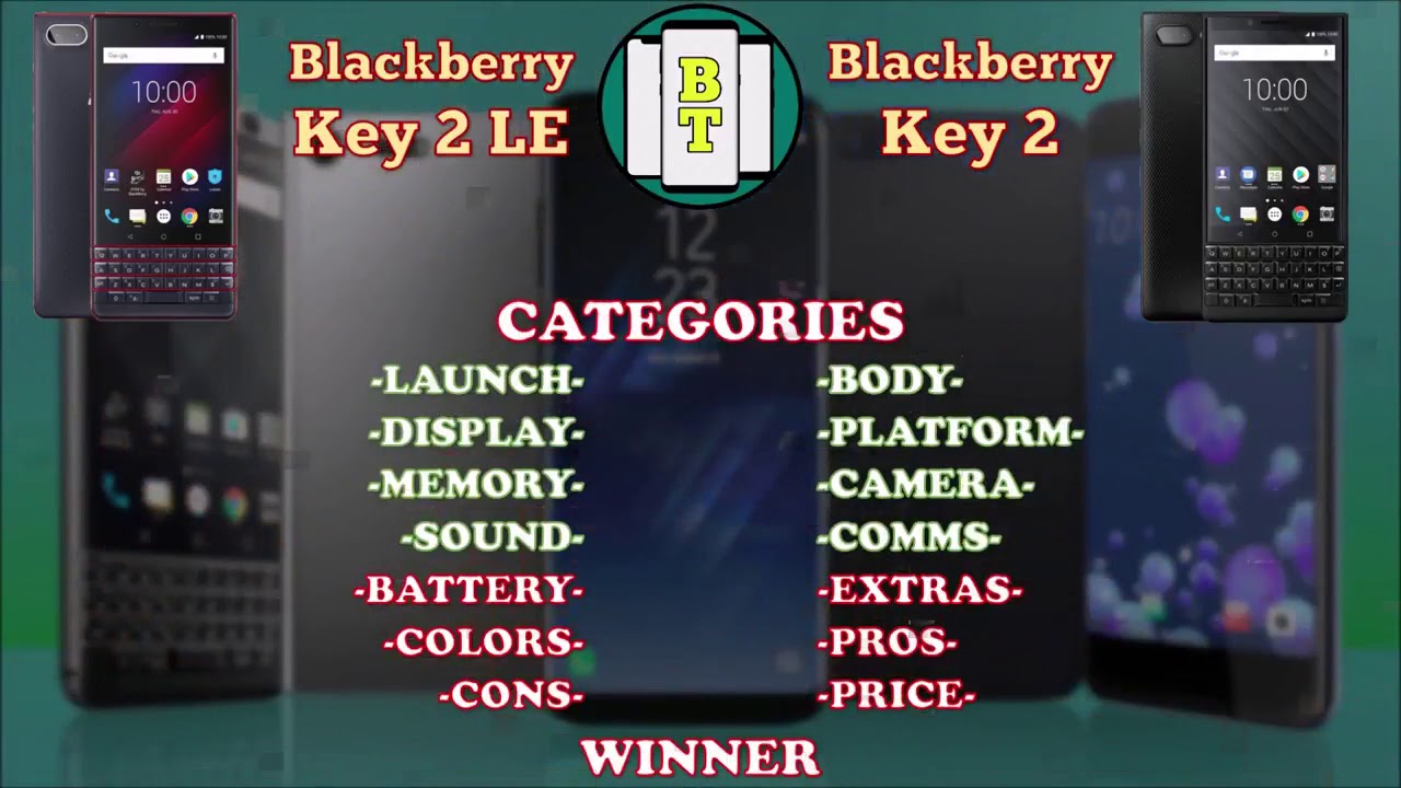 BlackBerry Key 2 LE vs BlackBerry Key 2