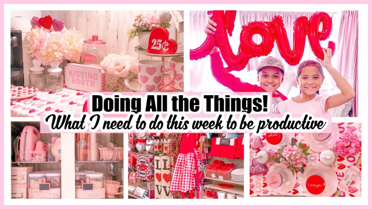 HOW TO BE PRODUCTIVE Valentines Day, Decor, Crafts, Organization, Shop