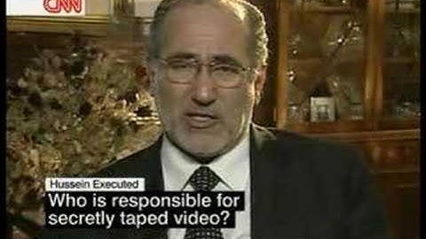 Secret Footage of Saddam Hussein Execution 12-30-2006