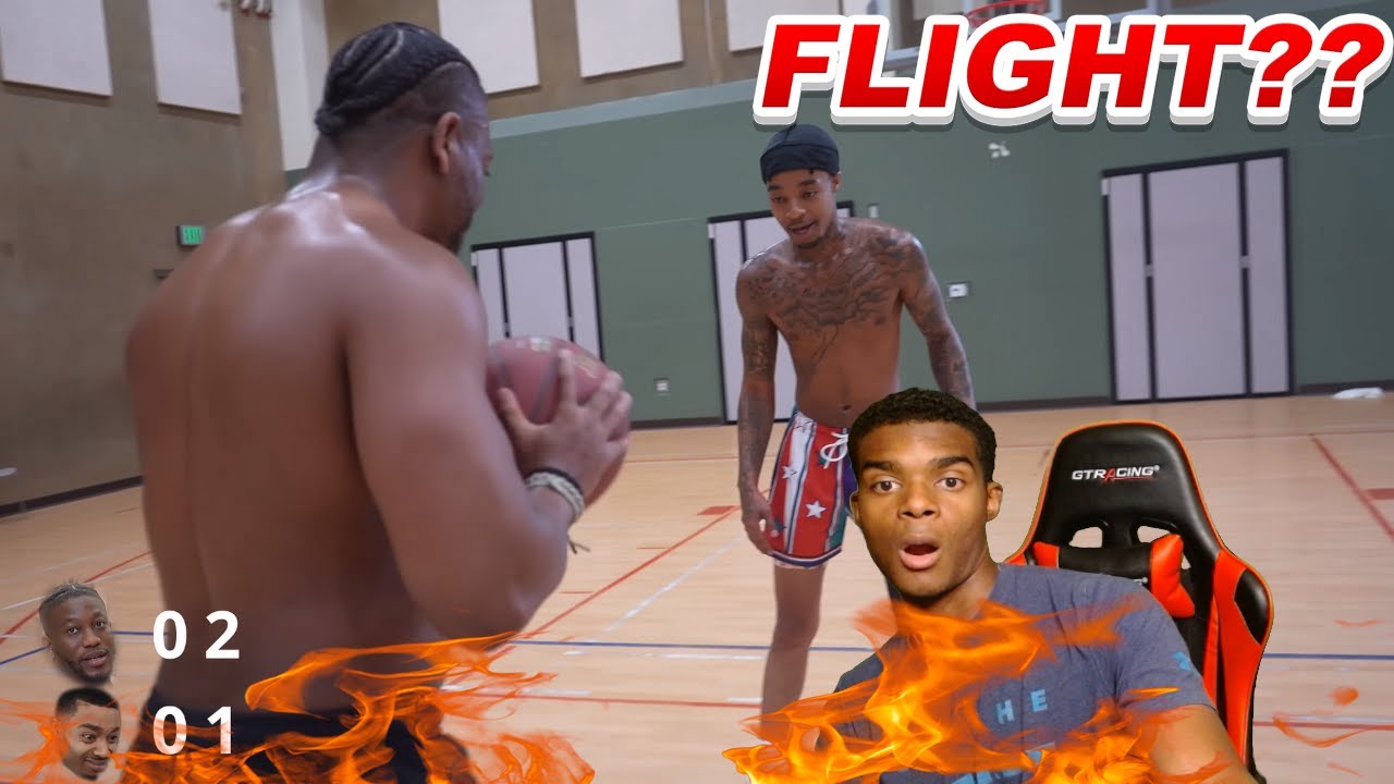 Flights Hardest 1v1 EVER!!! ZIAS VS FlightReacts 1V1 Basketball