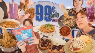 Spending $90 at the 99 CENT 'ONLY' store  Deals or no deals?  vegan  what i ate