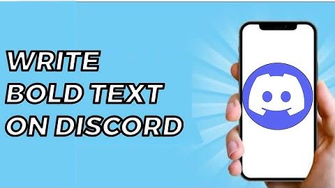 How to Bold Text on Discord - FAST & EASY