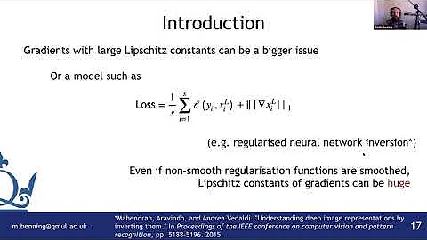 LMS-Bath Symposium 2020, Martin Benning