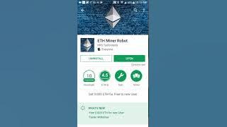 ETH Miner Robot Android App Review. Can you really mine free Ethereum?