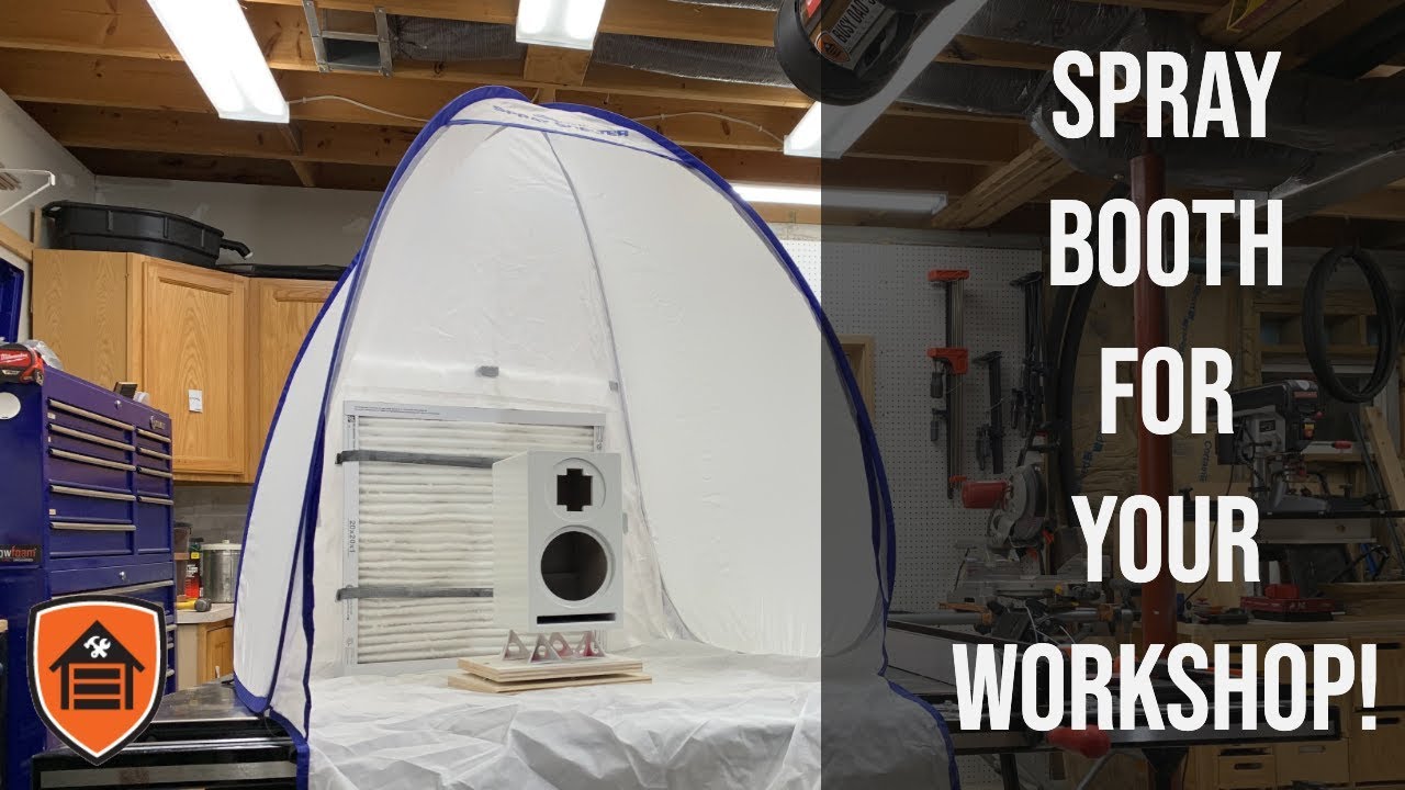 $50 DIY Collapsible Spray Paint Tent  Diy paint booth, Spray booth diy,  Spray paint booth
