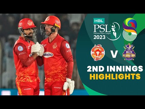 2nd Innings Highlights | Islamabad United vs Quetta Gladiators | Match 21 | HBL PSL 8 | MI2T