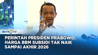 Bahlil Bbm Subsidi Tidak Naik Sampai Akhir Tahun 2026