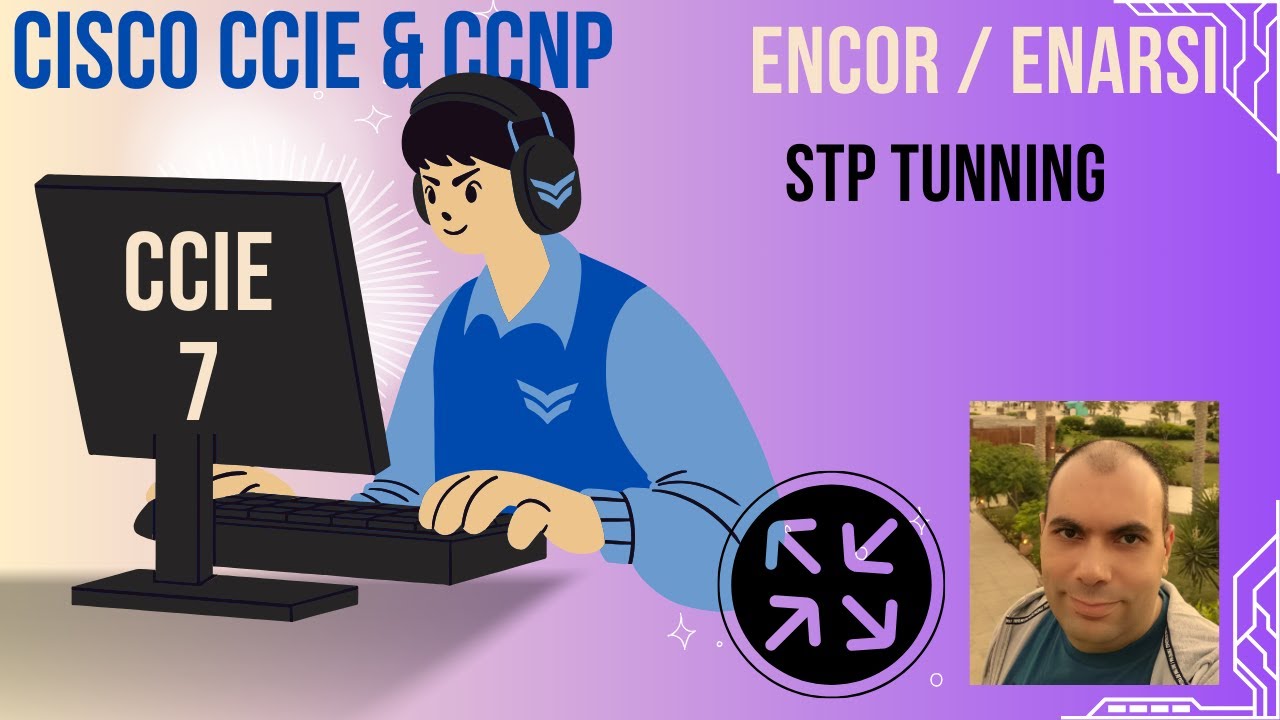 CCIE-EI#7 ENCOR#7 - Spanning Tree Protocol STP tuneing - Arabic