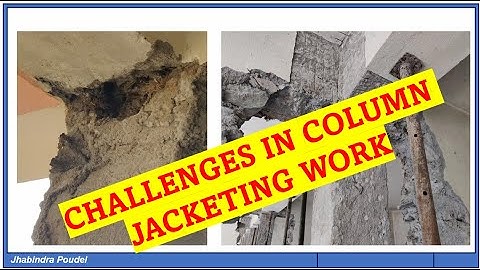 Retrofitting- Problems in  Concrete Jacketing Work (3/3) #retrofitting #building #repair