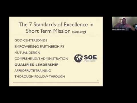 Short-Term Mission - Effective STM Team Leadership - Randy Schmor - Sat PM