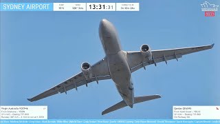 🔴 P3 - The BEST plane Spotting and Airport Movements @ Sydney Airport YSSY - w/Kurt + ATC!🔴