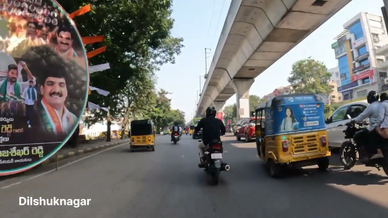 Hyderabad City Drive | Ramnagar to Ramoji Film City | Indian City Driving Experience