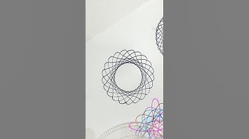 Spirograph Art draw ASMR Satisfying #shorts #spirograph #youtubeshorts