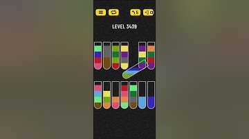 water sort puzzle level 3439