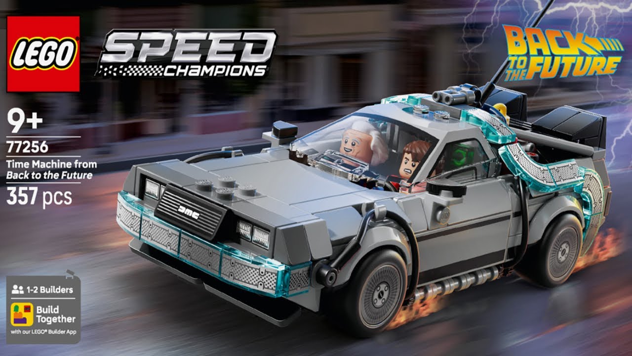 Speed Champions - Time Machine from Back to the Future LEGO instructions