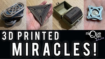 Nique Tan Chats - Trinity Board, Coin Cage, Infinity Blocks and The Viewing Box by Paul Carnazzo