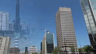 Trams Door Rotterdam Centrum