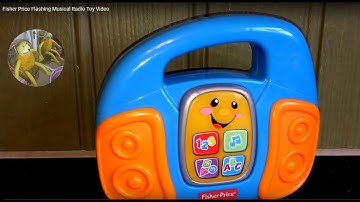 Fisher Price Flashing Musical Radio Toy Video