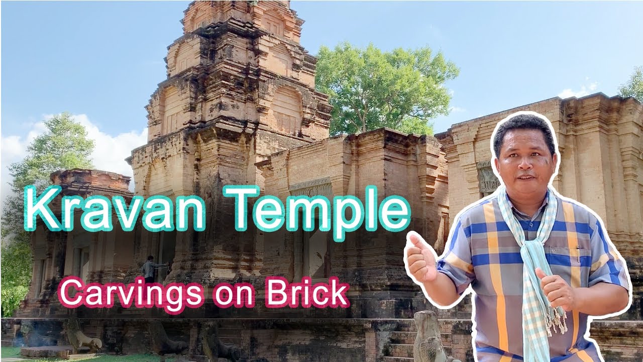 Kravan Temple, The First Brick Temple Dedicated To Vishnu God, 5 km East of Angkor Wat