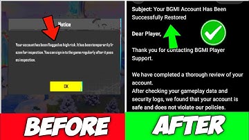 Your Account Has Been Flagged As High Risk Problem Sloved✅ | Bgmi Id flagged High risk Problem