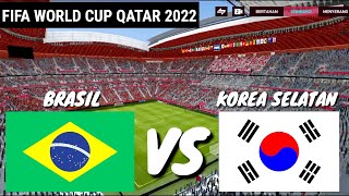 BRASIL VS KOREA SELATAN FIFA WORLD CUP QATAR 2022 (highlight ea sport)