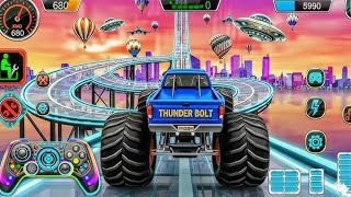 🚨মনস্টার ট্রাক মেগা র‌্যাম্প এক্সট্রিম রেসিং মেগা র‌্যাম্প চ্যালেঞ্জ 🔥|| screenshot 3