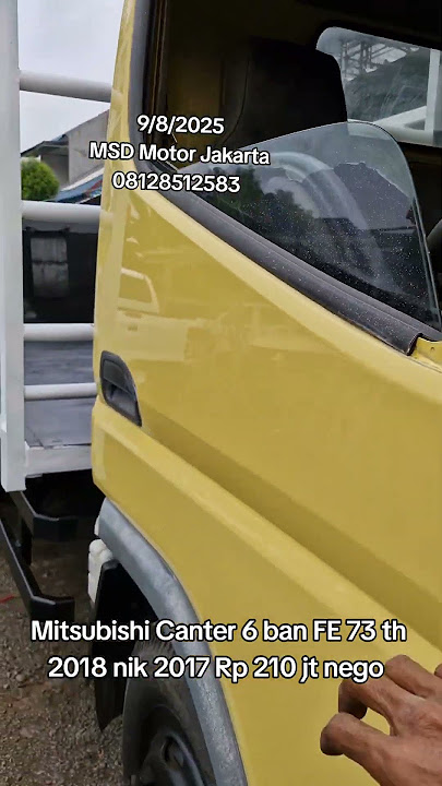 Mitsubishi Canter 2017 210 million MSD Motor Jakarta #Hilux #Triton #strada #dmax #Nissan #navara