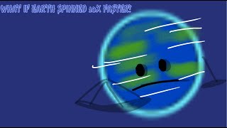 What If Earth spinned 10x faster? Super Funny Spinny Animation for Kids!