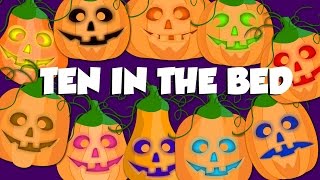 ten in the bed | scary nursery rhymes | scary pumpkin | kids songs | children rhymes