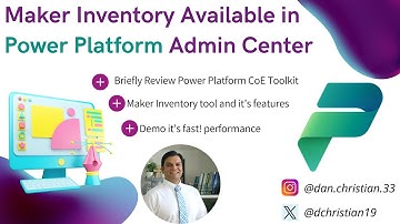 Maker Inventory Tool Available in Power Platform Admin Center
