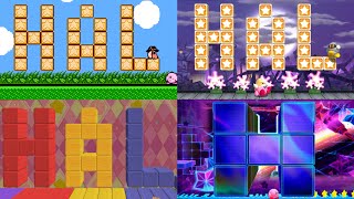 Evolution of Secret HAL Rooms in Kirby games (1993 - 2016)