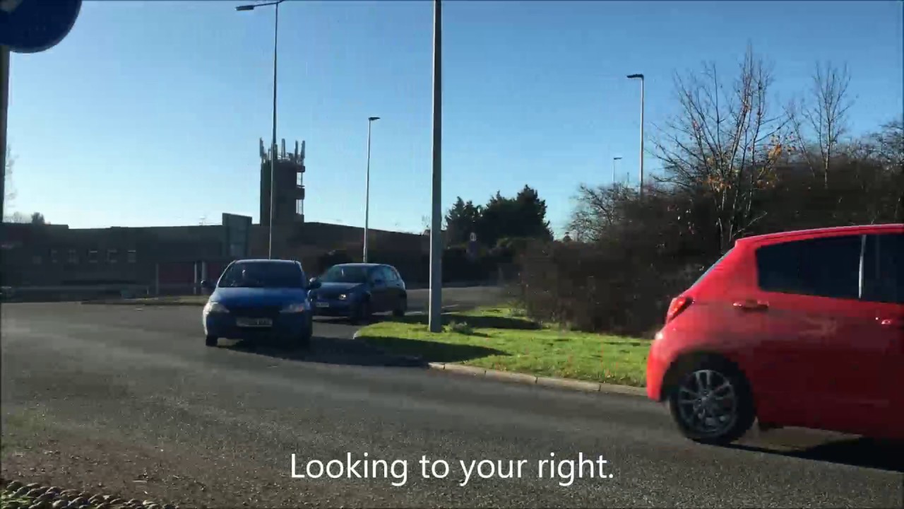 The Stanground Roundabout. This video is slightly out of date if you are approaching from Farcet.