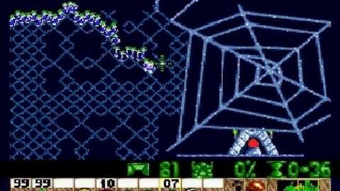 Lemmings Genesis/Mega Drive Walkthrough: Mayhem Level 4