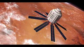 Satellite over Mars | After Effects template