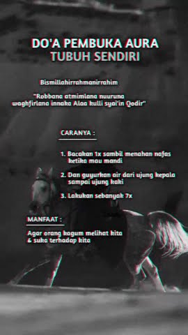 Doa pembuka Aura Tubuh Sendiri #shorts #doapemikat