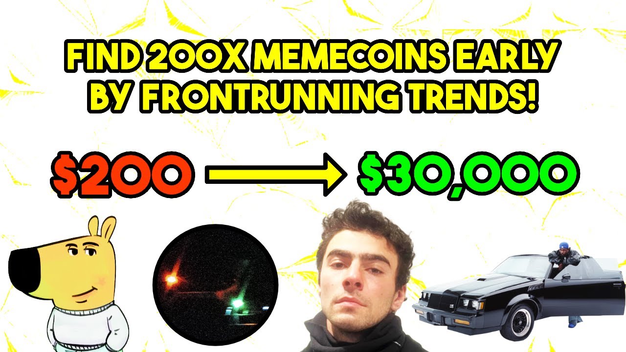 Как найти 200x Memecoins на ранней стадии, следуя опережающим тенденциям!