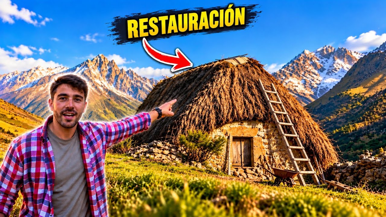 Un joven eligió este LUGAR PERDIDO entre MONTAÑAS para empezar algo diferente