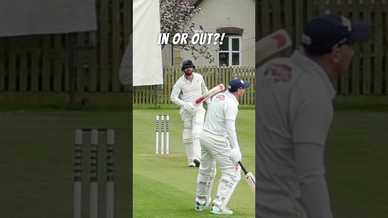 SHOULD I HAVE WALKED Cricket Goprocricket Cricketlover Villagecricket Fyp T20 Batting