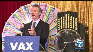 Gov. Newsom announces first 15 winners in California vaccine lottery | ABC7