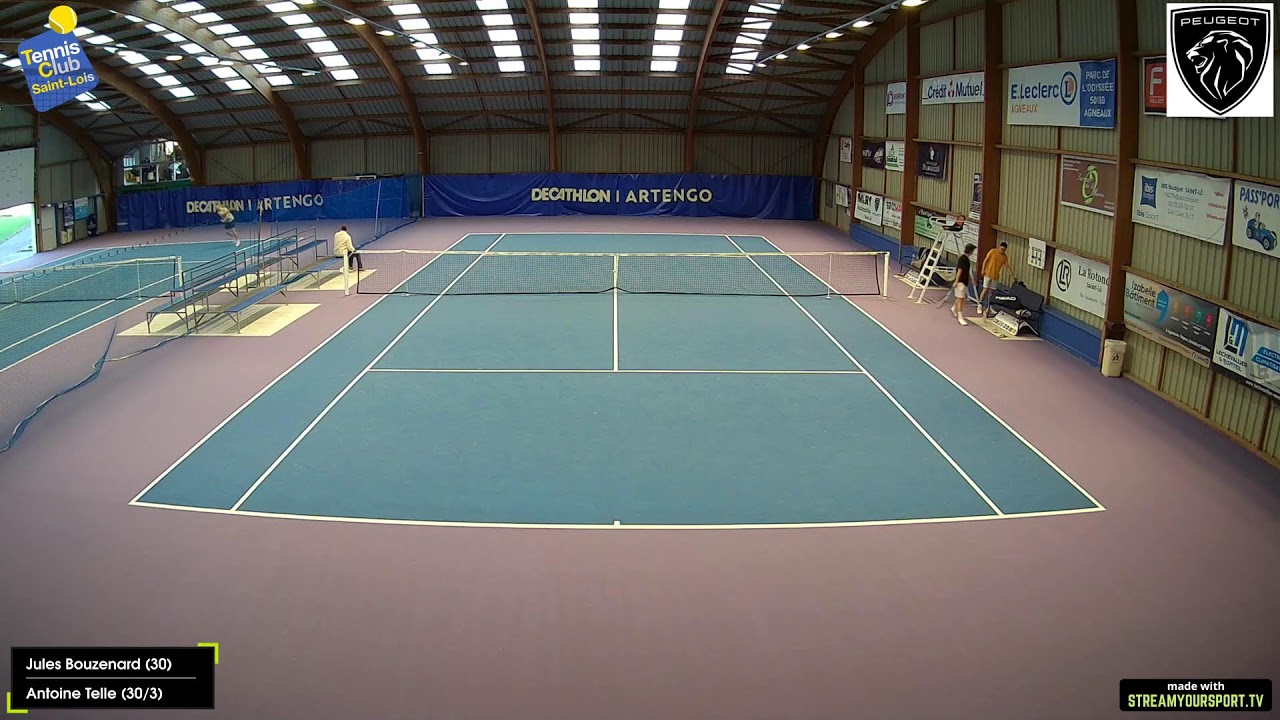 Court 2 : Jules Bouzenard (30) 🆚 Antoine Telle (30/3)